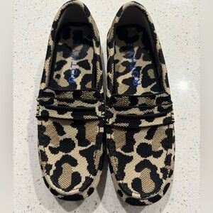 Rothy’s desert cat leopard driver loafer size 9 women’s